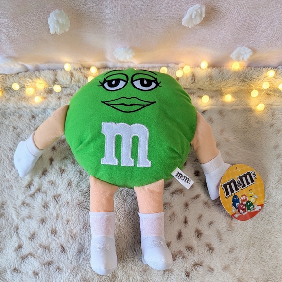 Green M&M Plushie - Picture 2 of 11